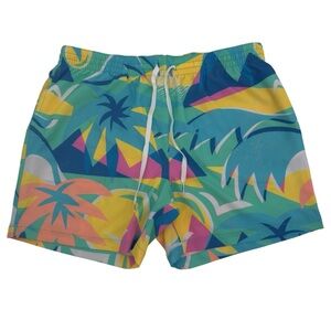 Chubbies Men The Wave Dashers 7” Classic Swim Trunk Size XL